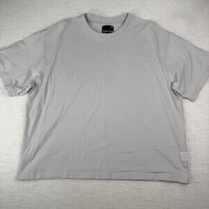 Stone Falcon Men's Apparel Relaxed Fit Gray Boxy T-Shirt Tee Size XL